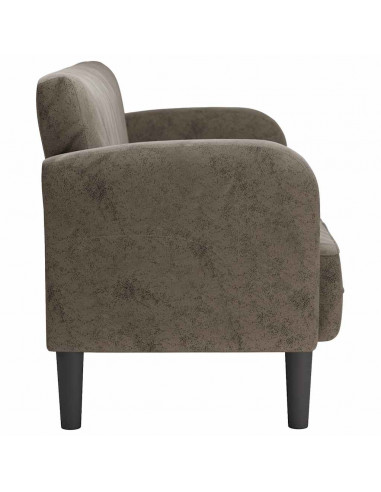 Divano Divanetto Grigio Scuro 110 cm in Similpelle