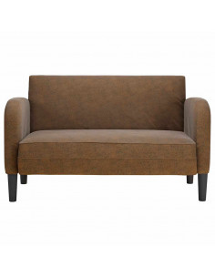 Divano Divanetto Marrone 110 cm in Similpelle 2