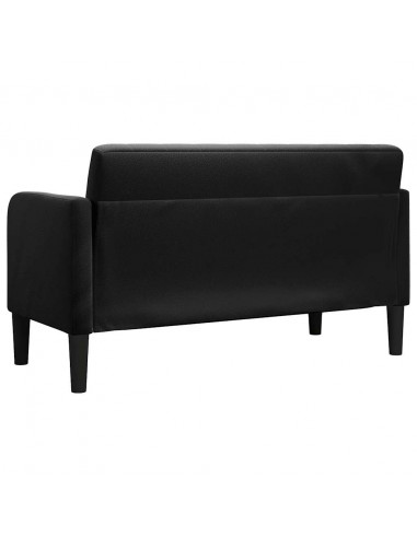 Divano Divanetto Nero 109 cm in Velluto