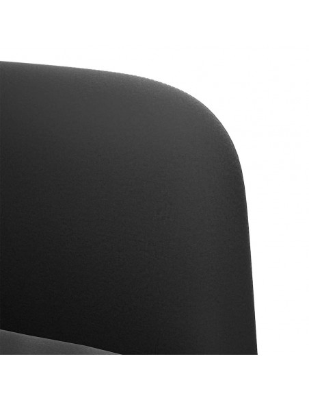 Divano Divanetto Nero 109 cm in Velluto