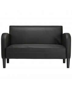 Divano Divanetto Nero 110 cm in Similpelle 2