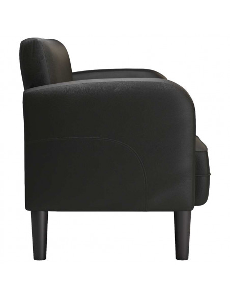 Divano Divanetto Nero 110 cm in Similpelle