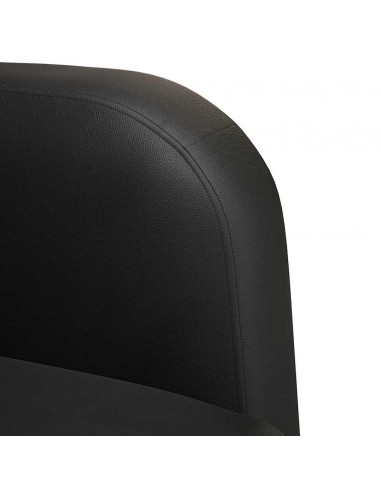 Divano Divanetto Nero 110 cm in Similpelle