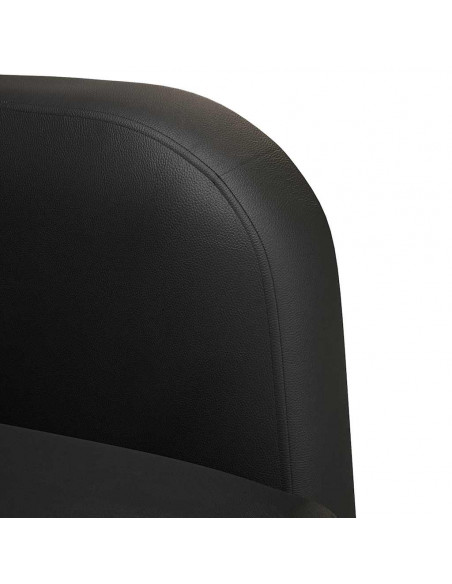 Divano Divanetto Nero 110 cm in Similpelle