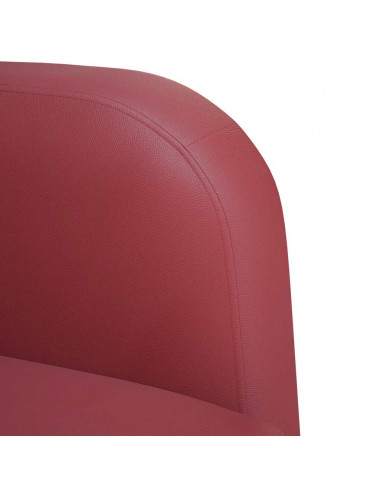 Divano Divanetto Rosso Vino 110 cm in Similpelle