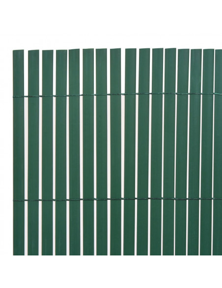 Recinzione da Giardino a Doppio Lato 110x400 cm Verde