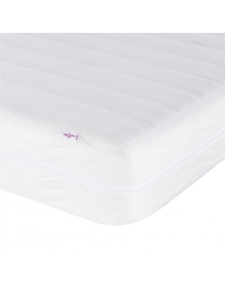 Divano Letto con Materasso Rosa 100x200 cm in Velluto