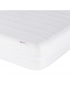Divano Letto con Materasso Rosa 100x200 cm in Velluto 2