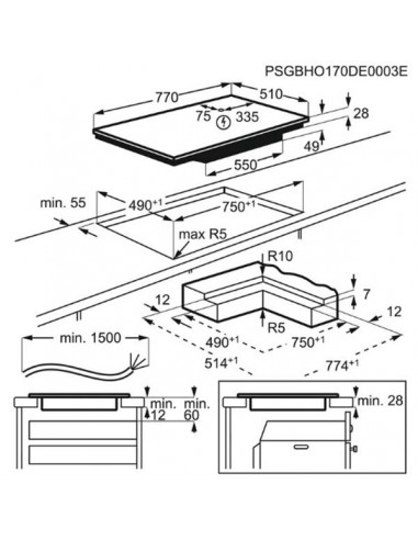 PIANO IND IKB84443IB 80CM