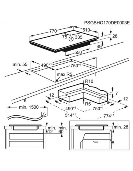 PIANO IND IKB84443IB 80CM