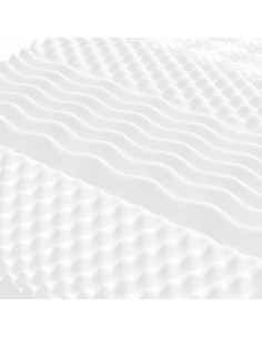 Divano Letto Estraibile con Materassi Crema 100x200 cm Tessuto 2