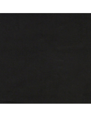 Divano Letto Estraibile con Materassi Nero 100x200 cm Velluto