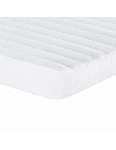 Divano Letto Estraibile con Materassi Rosa 100x200 cm Velluto