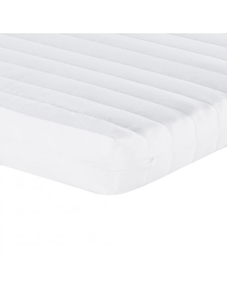 Divano Letto Estraibile con Materassi Rosa 100x200 cm Velluto