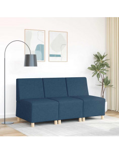 Divano Sedia Blu 55 cm in Tessuto 2