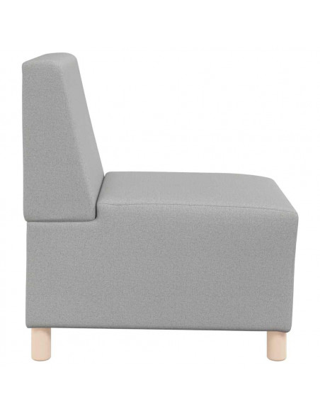 Divano Sedia Grigio Nuvola 55 cm in Tessuto