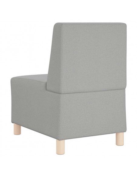 Divano Sedia Grigio Nuvola 55 cm in Tessuto