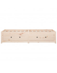 Dormeuse 75x190 cm Small Single in Legno Massello di Pino 2