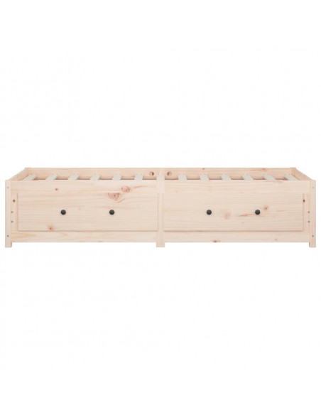 Dormeuse 75x190 cm Small Single in Legno Massello di Pino