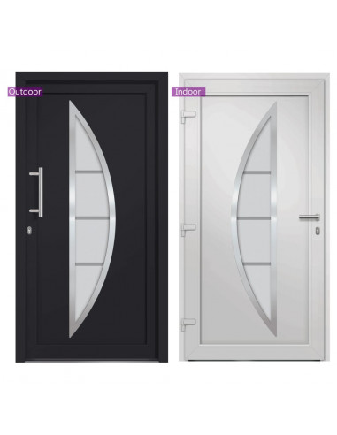 Porta di Ingresso Antracite 98x190 cm