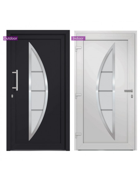 Porta di Ingresso Antracite 98x190 cm