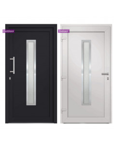 Porta di Ingresso Antracite 98x208 cm