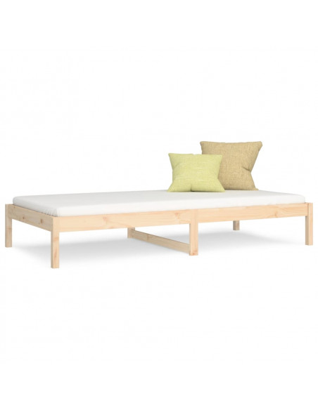 Dormeuse 80x200 cm in Legno Massello di Pino