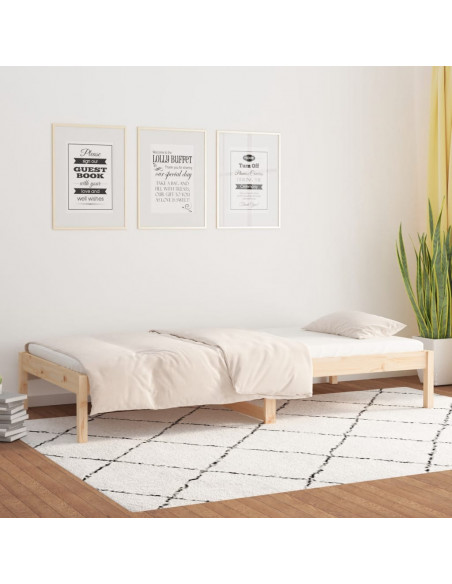 Dormeuse 80x200 cm in Legno Massello di Pino
