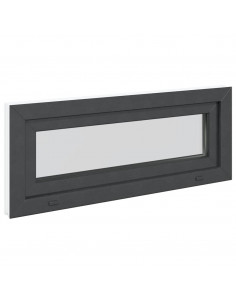 Finestra Seminterrato RISOR 110x40 cm Tilt 2 Vetri Antracite