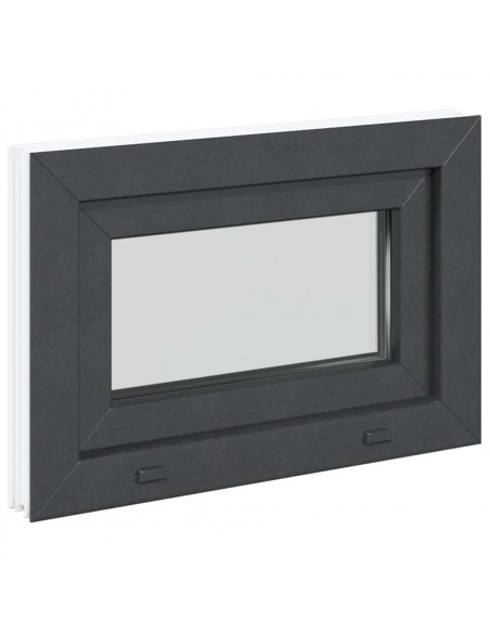 Finestra Seminterrato RISOR 60x40 cm Tilt 2 Vetri Antracite