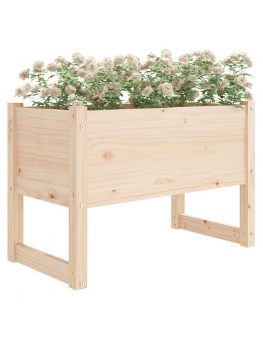 Fioriera 78x40x52 cm in Legno Massello di Pino