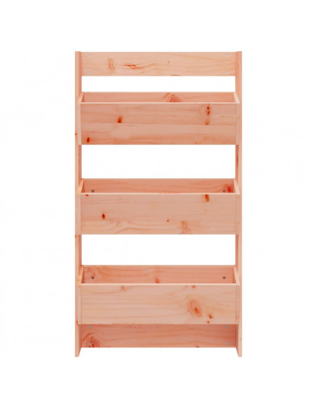Fioriera a Muro 3 Ripiani 60x18,5x110cm Legno Massello Douglas