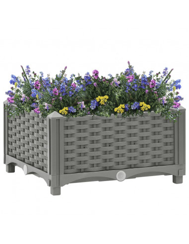 Fioriera Rialzata 40x40x23 cm in Polipropilene