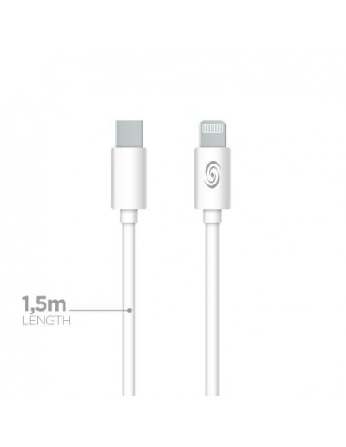 FONEX CAVO TYPE-C TO LIGHTNING 20W 1,5 MT. WHITE