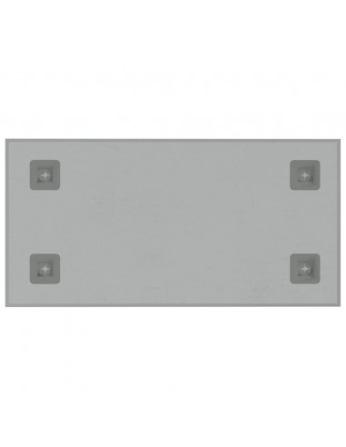 Lavagna Magnetica a Parete Bianca 40x20 cm Vetro Temperato
