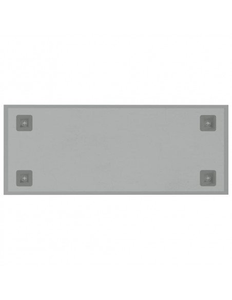 Lavagna Magnetica a Parete Bianca 50x20 cm Vetro Temperato