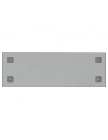 Lavagna Magnetica a Parete Bianca 80x30 cm Vetro Temperato
