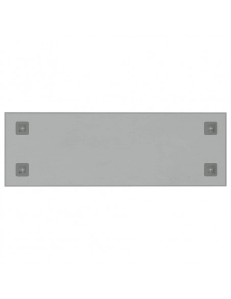 Lavagna Magnetica a Parete Bianca 80x30 cm Vetro Temperato