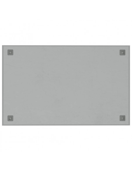 Lavagna Magnetica a Parete Bianca 80x50 cm Vetro Temperato