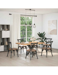 Gamba del Tavolo da Pranzo Forma Ragno 85x85x(72-73) cm Acciaio 2