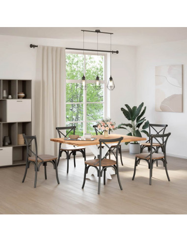 Gamba Tavolo Pranzo Forma Ragno Bianco 85x85x(72-73) cm Acciaio