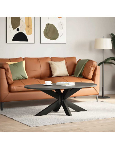 Gambe Tavolino da Caffè Forma di Ragno Nero Acciaio