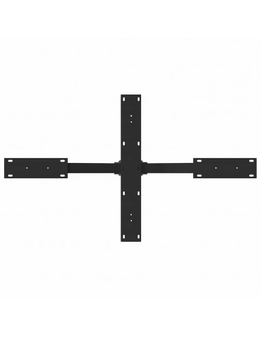 Gambe Tavolino da Caffè Forma di Ragno Nero Acciaio