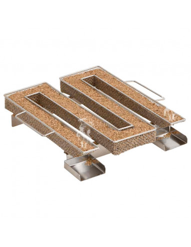 Generatore di Fumo Freddo 4 Lati 22,5 cm in Acciaio Inox