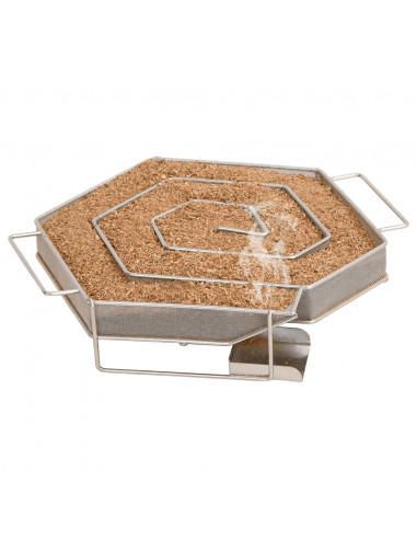 Generatore di Fumo Freddo 6 Angoli 22,5 cm in Acciaio Inox