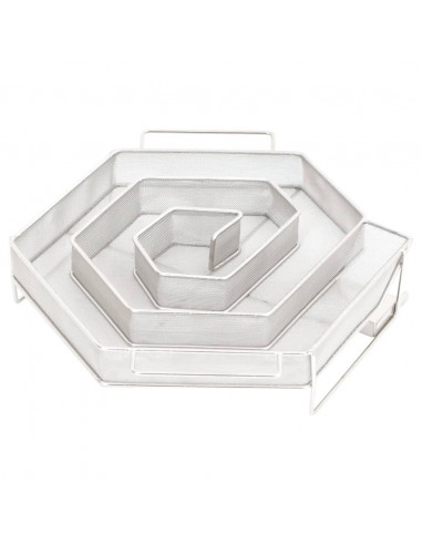 Generatore di Fumo Freddo 6 Angoli 22,5 cm in Acciaio Inox