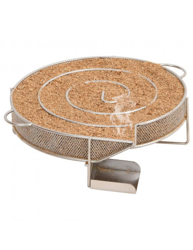 Generatore di Fumo Freddo Rotondo 19,5 cm in Acciaio Inox