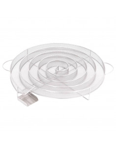 Generatore di Fumo Freddo Rotondo 33,5 cm in Acciaio Inox