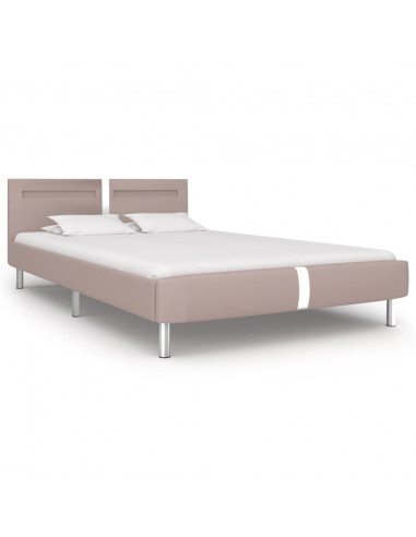 Giroletto con LED senza Materasso Cappuccino 135x190 cm