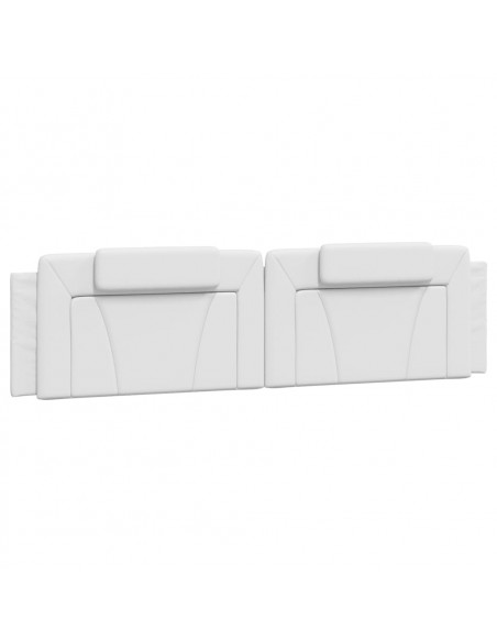 Giroletto con Luci LED Bianco 200x200 cm in Similpelle